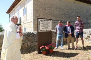 Placa en homenaje a D.Joaquín Cidad